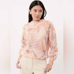FRNCH LA PETITE MAILLE PARIS Neuville Jersey Mohair Blend In Souk Size S/M